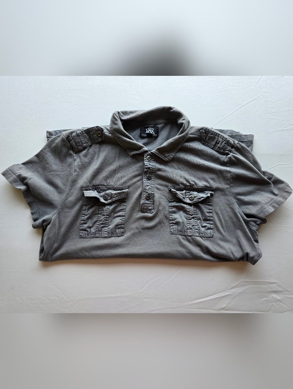 Rock And Republic Iconic Polo Shirt Size Large